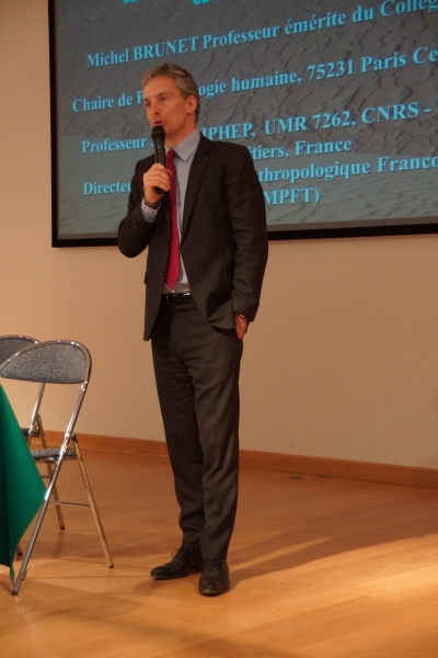 Conférence de Michel Brunet , paléoanthropologue, 08/04/2015
