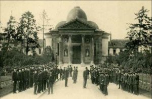 Lycée Hoche, cour d'Honneur en 1914
