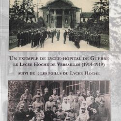 Couverture de livre avec le lycée Hoche et les poilus de 1914-1918